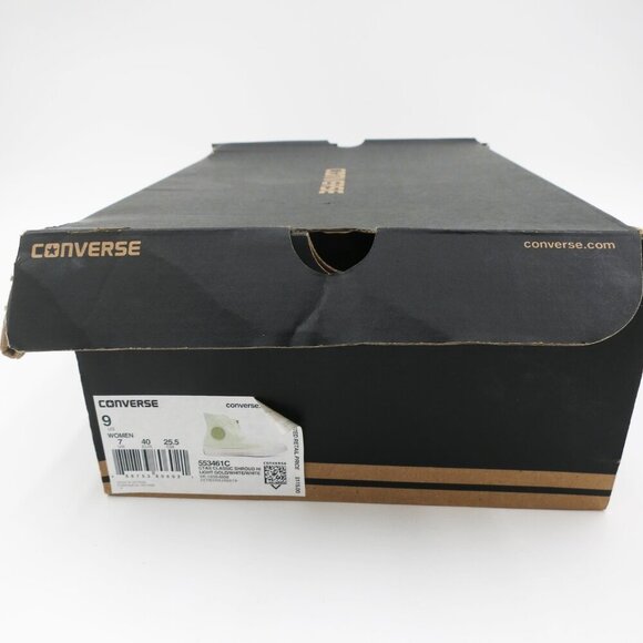 Converse CTAS Classic Shroud Hi Gold Metallic Pebble Grain Leather 9M NIB - Picture 16 of 16